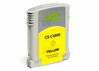 Картридж струйный Cactus CS-C4909 №940XL желтый (30мл) для HP DJ Pro 8000/8500