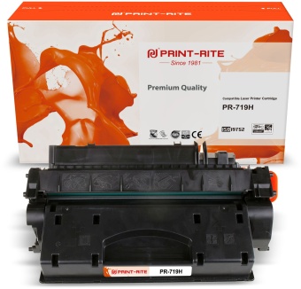 Картридж лазерный Print-Rite TFC824BPU1J PR-719H 719H черный (6400стр.) для Canon MF5840dni-Sensys/MF5880dni; LBP6300i/6650i