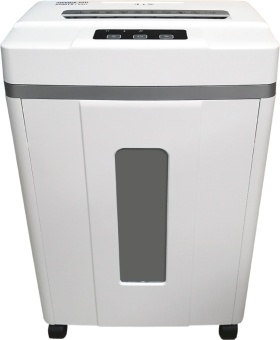 Шредер Office Kit S200TS 0,8x1 белый (секр.P-7) фрагменты 6лист. 25лтр. скобы пл.карты CD
