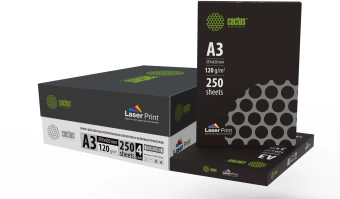 Бумага Cactus CS-LPA3120250 A3/120г/м2/250л./белый для лазерной печати