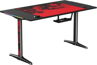 Стол игровой Bloody BD-TB301 электропривод столешница ЛДСП карбон каркас черный 140x80см