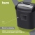 Шредер Buro Office BU-S1204D (секр.P-4) фрагменты 12лист. 21лтр. пл.карты CD Шредер Buro Office BU-S1204D (секр.P-4) фрагменты 12лист. 21лтр. пл.карты CD