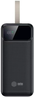Мобильный аккумулятор Cactus CS-PBFSND-40000 40000mAh 65W 3A USB-A/USB-C черный