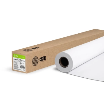 Бумага Cactus CS-PG230-91430 36"(A0) 914мм-30м/230г/м2/белый глянцевое универсальная (с покрытием) втулка:50.8мм (2")