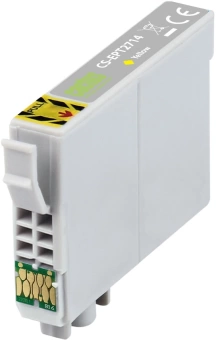 Картридж струйный Cactus CS-EPT2714 27XL желтый (17мл) для Epson WorkForce WF-3620/3640/7110/7210