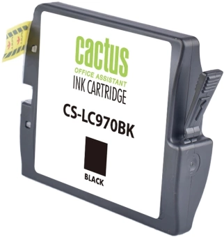 Картридж струйный Cactus CS-LC970BK черный (22.6мл) для Brother DCP-135C/150C/MFC-235C/260C