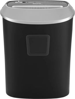 Шредер Buro Office BU-S1201 черный/серебристый с автоподачей (секр.P-4) фрагменты 12лист. 25лтр. скрепки скобы пл.карты CD