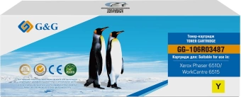 Картридж лазерный Cactus GG-106R03487 106R03479/106R03487 желтый (2400стр.) для Xerox Phaser 6510DN/WC 6515DN