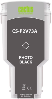 Картридж струйный Cactus CS-P2V73A №730 фото черный (300мл) для HP Designjet T1600/1700/2600