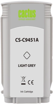 Картридж струйный Cactus CS-C9451A №70 светло-серый (130мл) для HP DJ Z3100