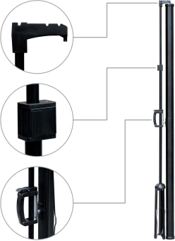 Экран Lumien 100" 130x227см Eco Picture LEV-100115 16:9 напольный натяжной черный