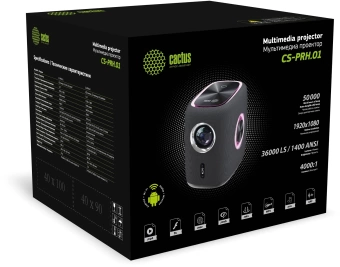 Проектор Cactus CS-PRH.01B.WUXGA-A 2LCD 1400Lm ANSI (1920x1080) 4000:1 ресурс лампы:50000часов 2xUSB typeA 2xHDMI 4кг Проектор Cactus CS-PRH.01B.WUXGA-A 2LCD 1400Lm ANSI (1920x1080) 4000:1 ресурс лампы:50000часов 2xUSB typeA 2xHDMI 4кг