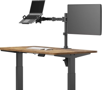 Кронштейн для монитора/ноутбука Cactus CS-VM-LH24-BL черный 17"-35" макс.20кг настольный поворот и наклон