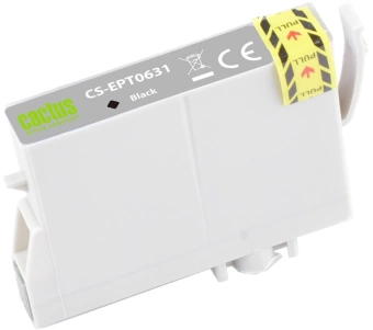 Картридж струйный Cactus CS-EPT0631 T0631 черный (14мл) для Epson Stylus C67/C87/CX3700/CX4100/CX4700