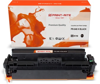 Картридж лазерный Print-Rite TFC451BPU1J PR-046 H BLACK 046 H Black черный (6300стр.) для Canon LBP 653Cdw/654Cx/MF732Cdw/734Cdw/735Cx