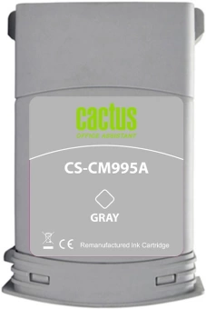 Картридж струйный Cactus CS-CM995A №761 серый (400мл) для HP DesignJet T7100/Т7200