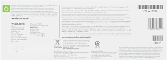 Картридж лазерный HP 136A W1360A черный бар.в компл. (1150стр.) для HP LJ M211d/MFP M236