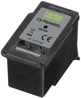 Картридж струйный Cactus CS-PG440XL PG-440XL черный (600стр.) (20мл) для Canon Pixma MG2140/3140/2240/2245/3240/3540/3640/4140/4240/4250/MX374/375/394/434/454/474/514/524/534/TS5140