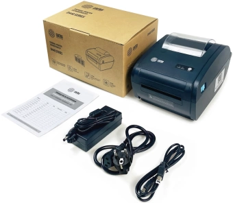 Термопринтер Cactus CS-TP-D440U 203dpi 160мм/с/USB для печ.этик. черный
