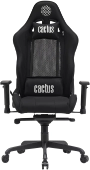 Кресло Cactus CS-CHR-MC04-BBK черный крестов. сталь