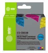 Картридж струйный Cactus CS-CB338 №141XL многоцветный (18мл) для HP DJ D4263/D4363/D5360/DJ J5783/J6413/PS C4273/C4283/C4343/C4383/C4473/C4483/C4583/C5283/D5363