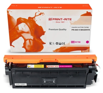 Картридж лазерный Print-Rite TRC312MPU1J PR-040 H MAGENTA 040 H Magenta пурпурный (10000стр.) для Canon LBP 710CX/712CX I-Sensys